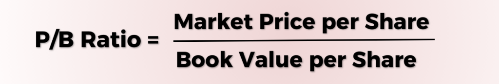 Calculate the Price-to-Book Ratio