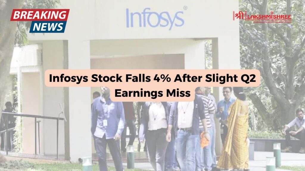 Infosys Stock Falls 4% After Slight Q2 Earnings Miss