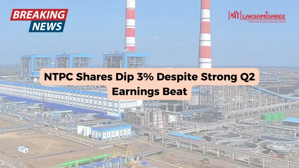 NTPC Shares Dip 3% Despite Strong Q2 Earnings Beat