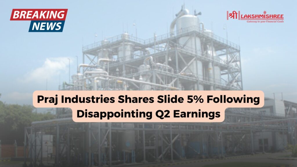 Praj Industries Shares Slide 5% Following Disappointing Q2 Earnings