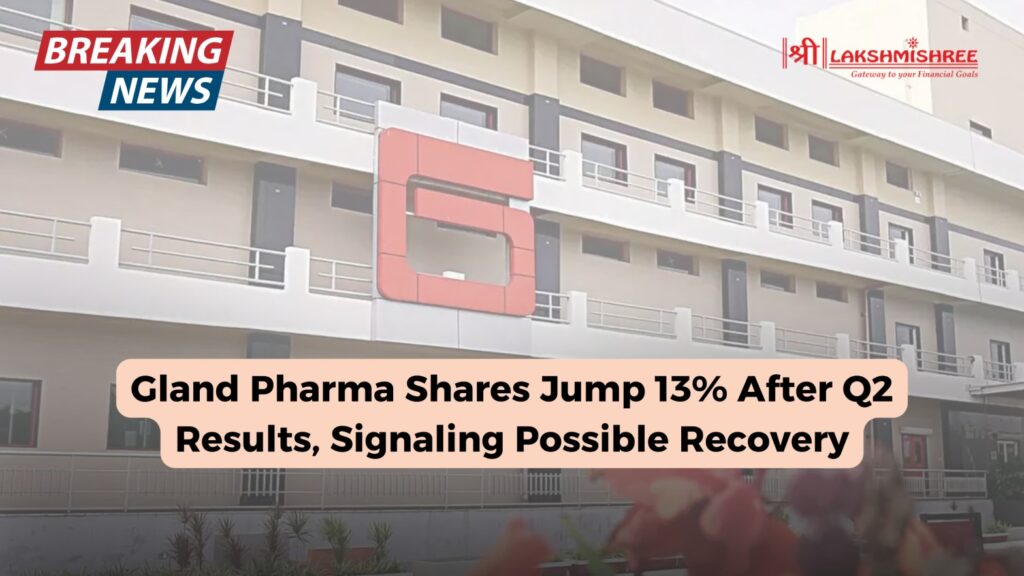 Gland Pharma Shares Jump 13% After Q2 Results, Signaling Possible Recovery