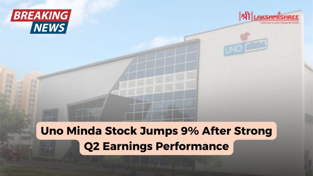 Uno Minda Stock Jumps 9% After Strong Q2 Earnings Performance