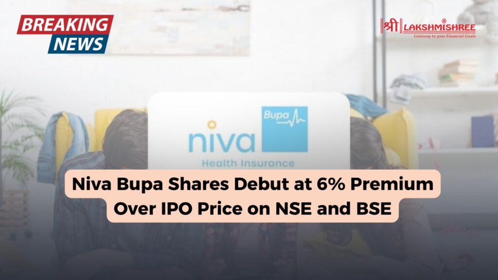 Niva Bupa Shares Debut at 6% Premium Over IPO Price on NSE and BSE