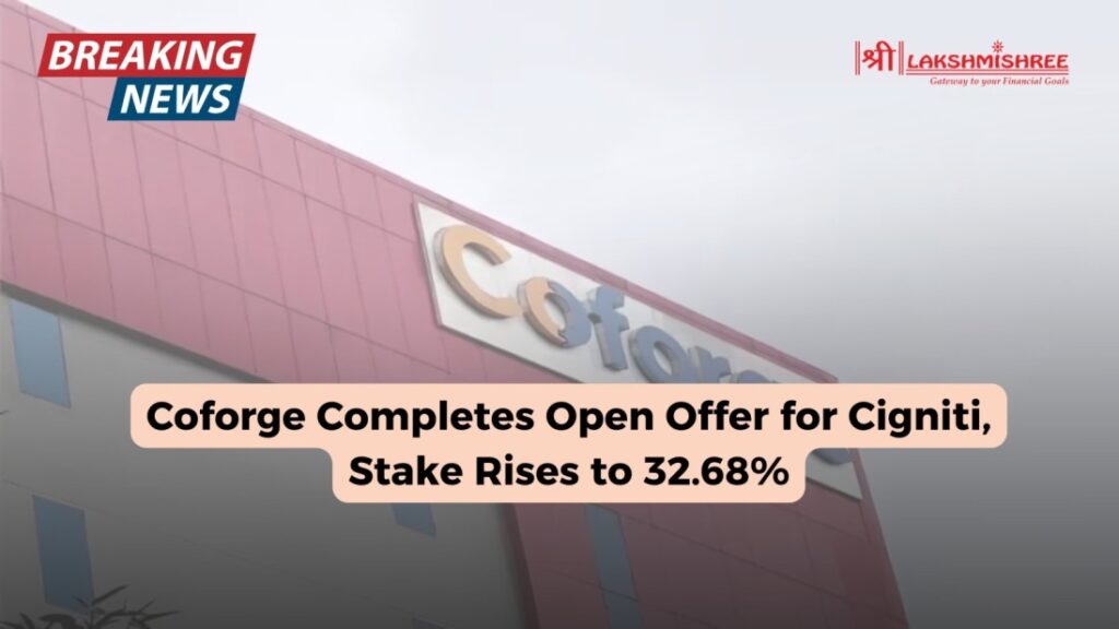 Coforge Completes Open Offer for Cigniti, Stake Rises to 32.68%