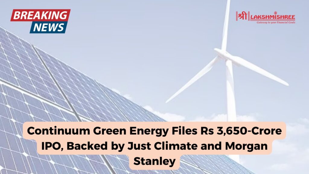 Continuum Green Energy Files Rs 3,650-Crore IPO, Backed by Just Climate and Morgan Stanley