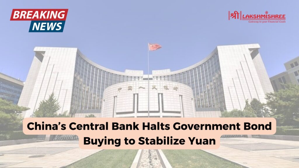 China’s Central Bank Halts Government Bond Buying to Stabilize Yuan