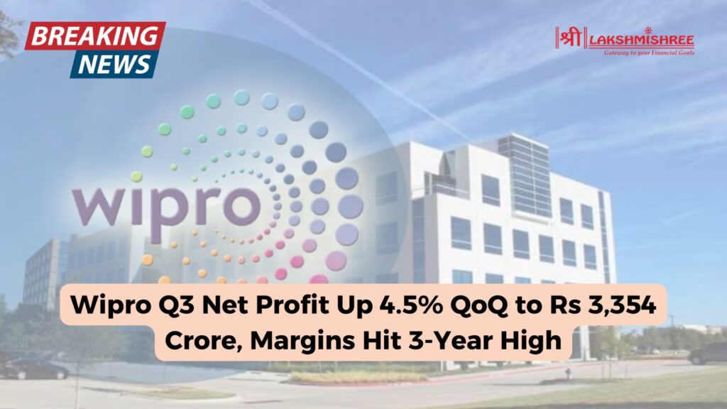 Wipro Q3 Net Profit Up 4.5% QoQ to Rs 3,354 Crore, Margins Hit 3-Year High