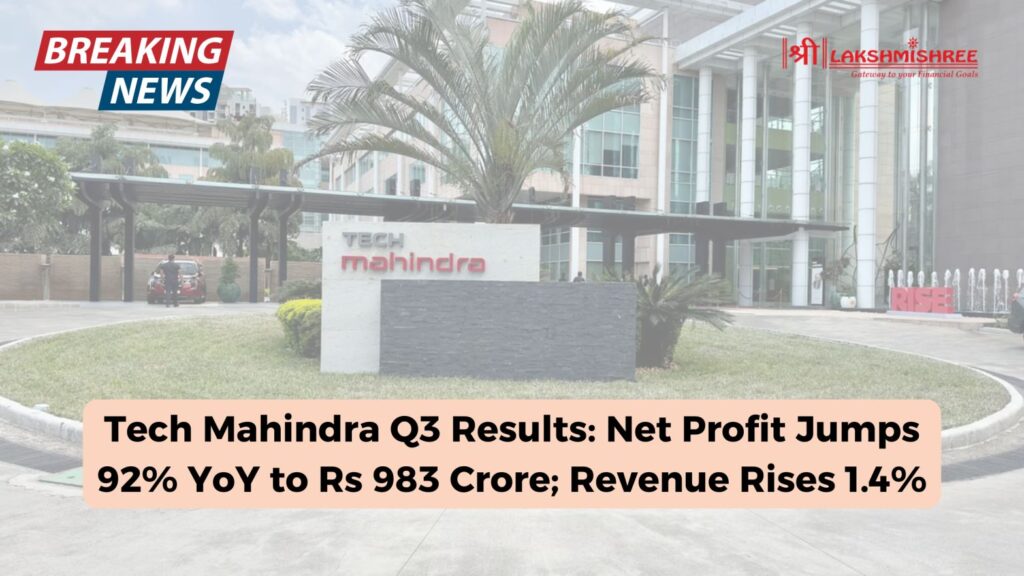 Tech Mahindra Q3 Results: Net Profit Jumps 92% YoY to Rs 983 Crore; Revenue Rises 1.4%