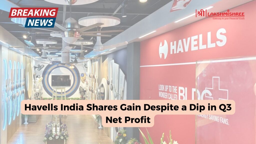 Havells India Shares Gain Despite a Dip in Q3 Net Profit