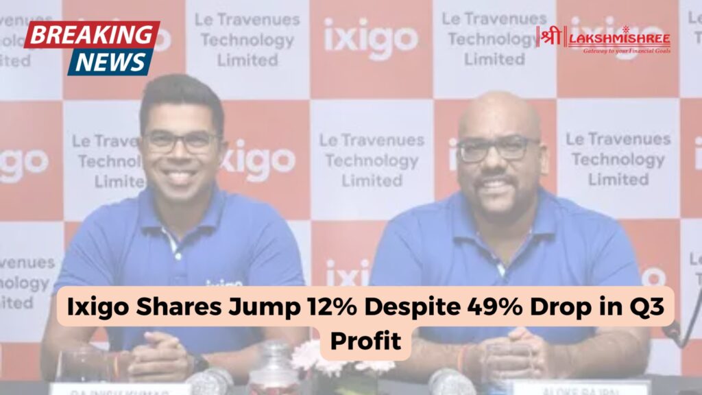 Ixigo Shares Jump 12% Despite 49% Drop in Q3 Profit